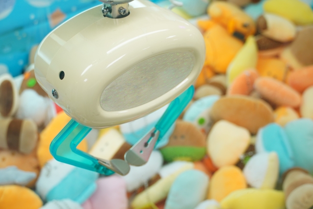 UFOキャッチャーのぬぐるみ